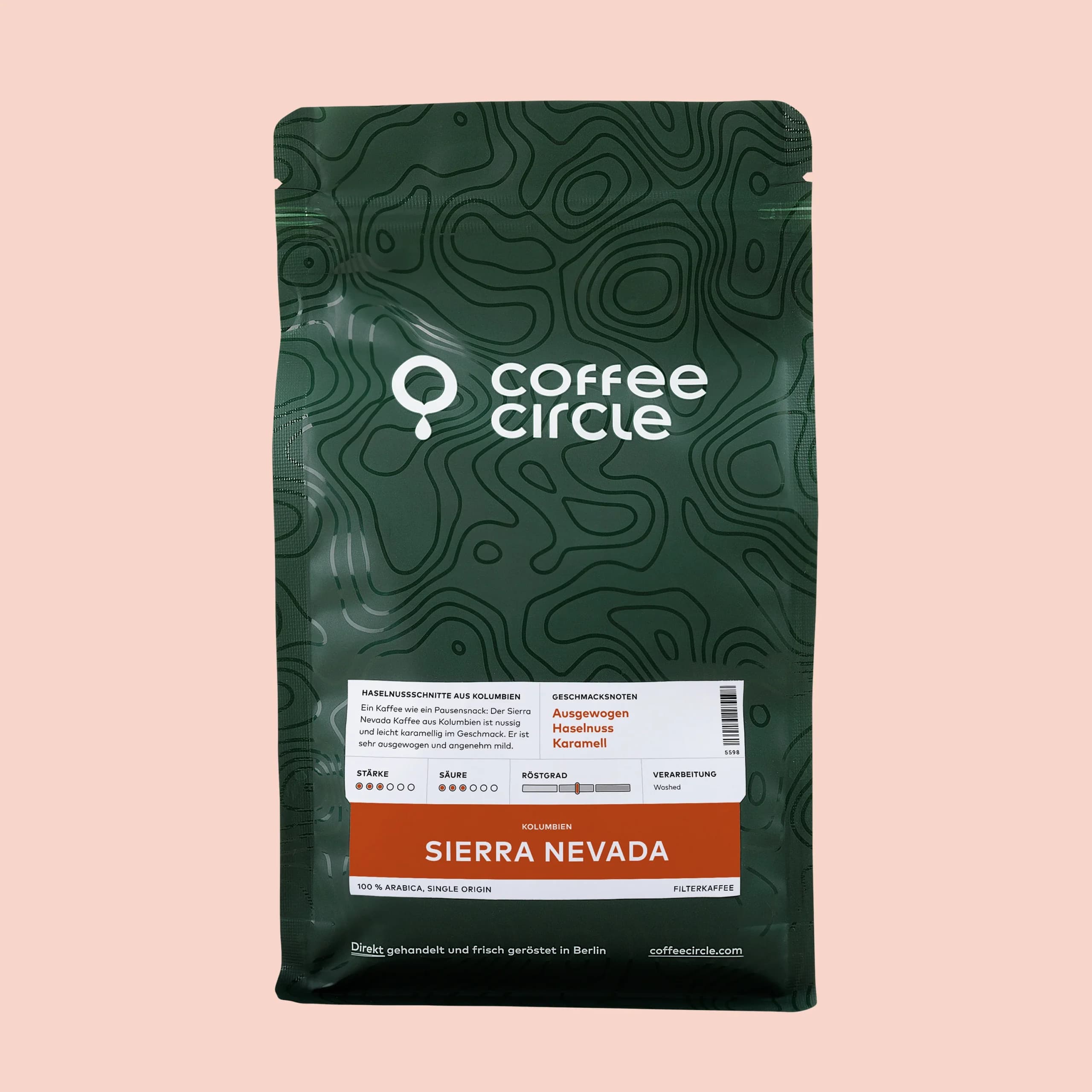 Coffeecircle - Sierra Nevada Kaffee, 250g ganze Bohne