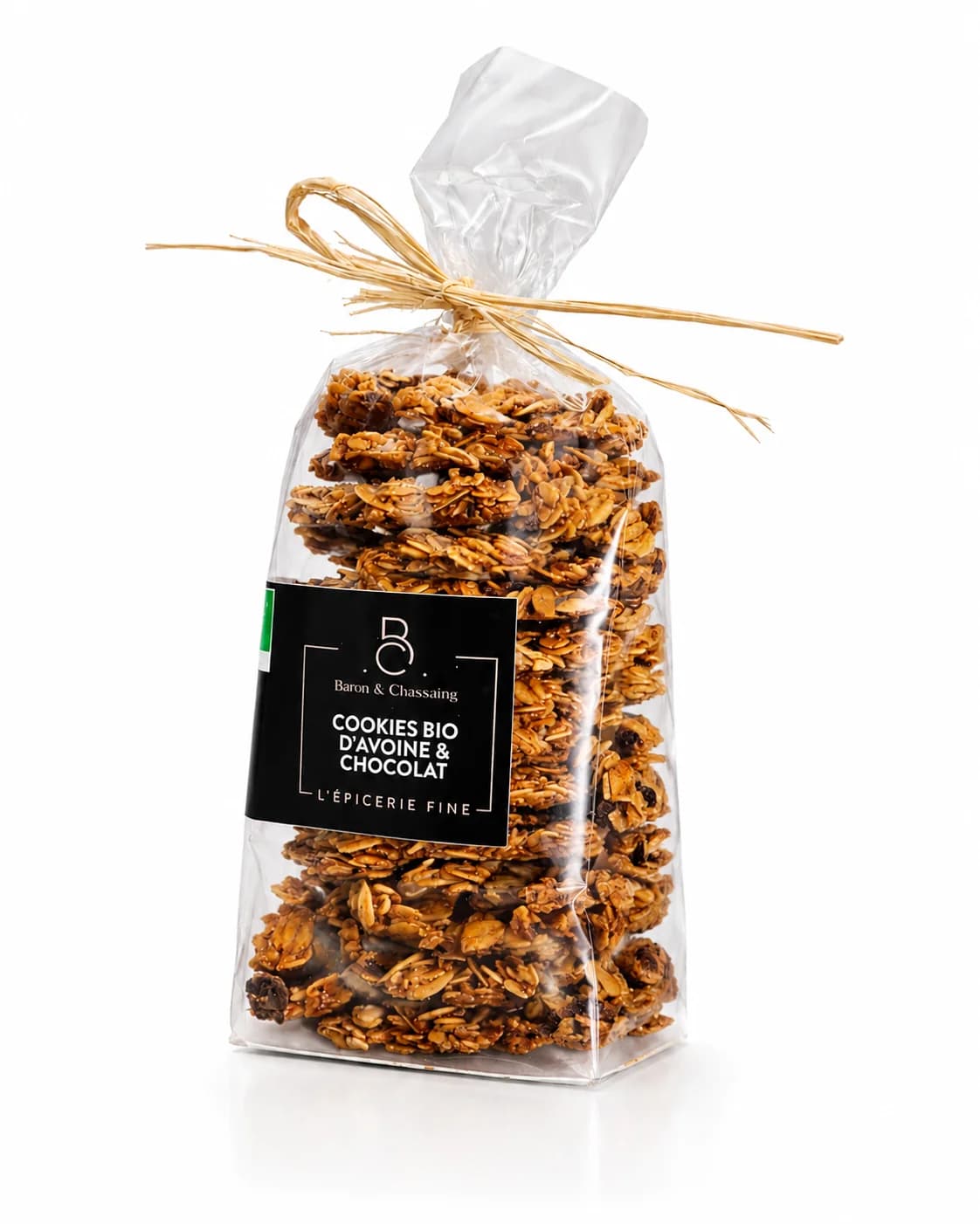 Baron & Chassaing - Cookies Bio d´avoine & cholclat, 150g