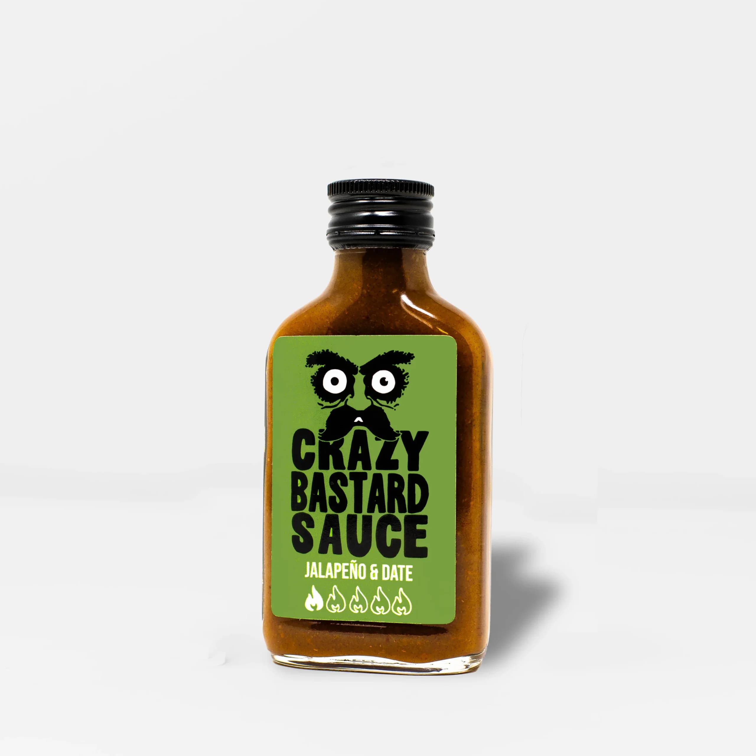 Crazy Bastard Hot Sauce - Jalapeño & Date, 100ml