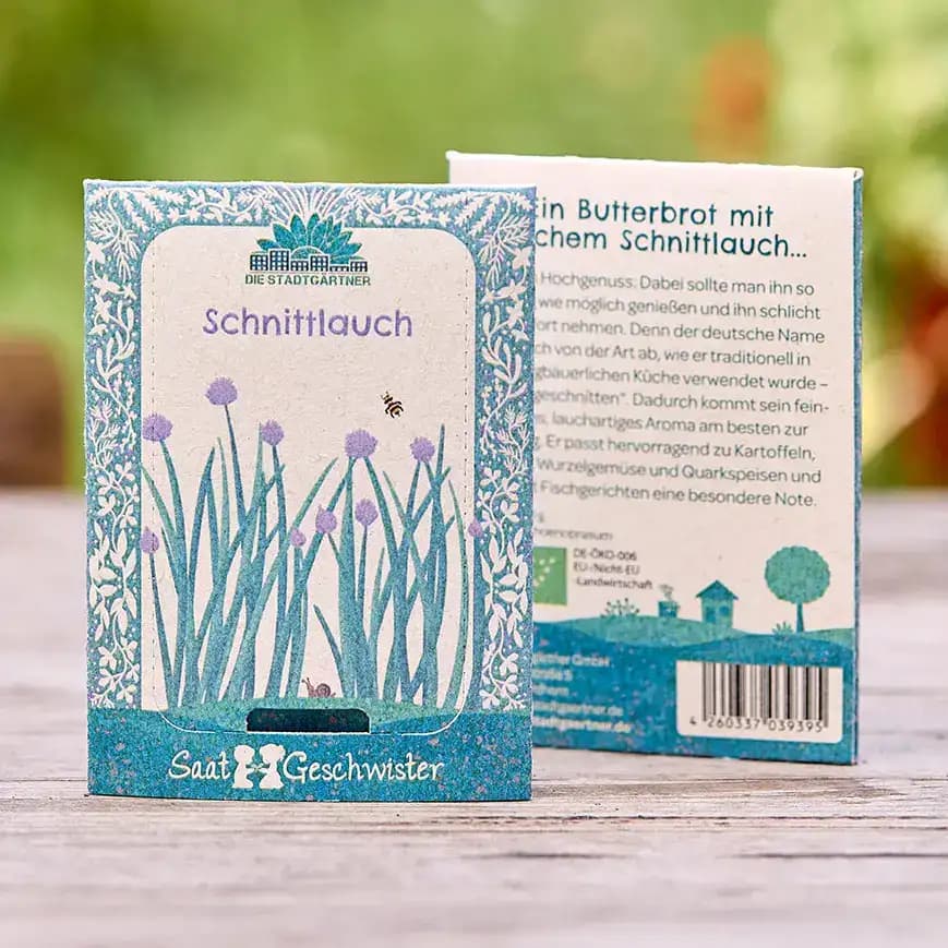 Die Stadtgärten - Bio Schnittlauch Samen