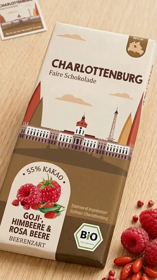 Edelmond - Berlin Charlottenburg Stadtteilschokolade, 80g