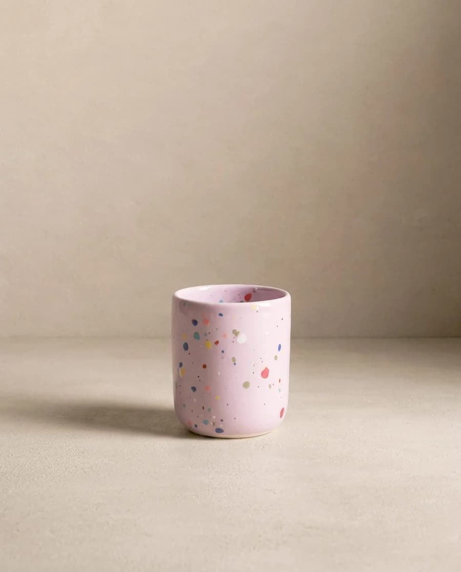 Egg Back Home - Lila Espresso Tasse oder Eierbecher