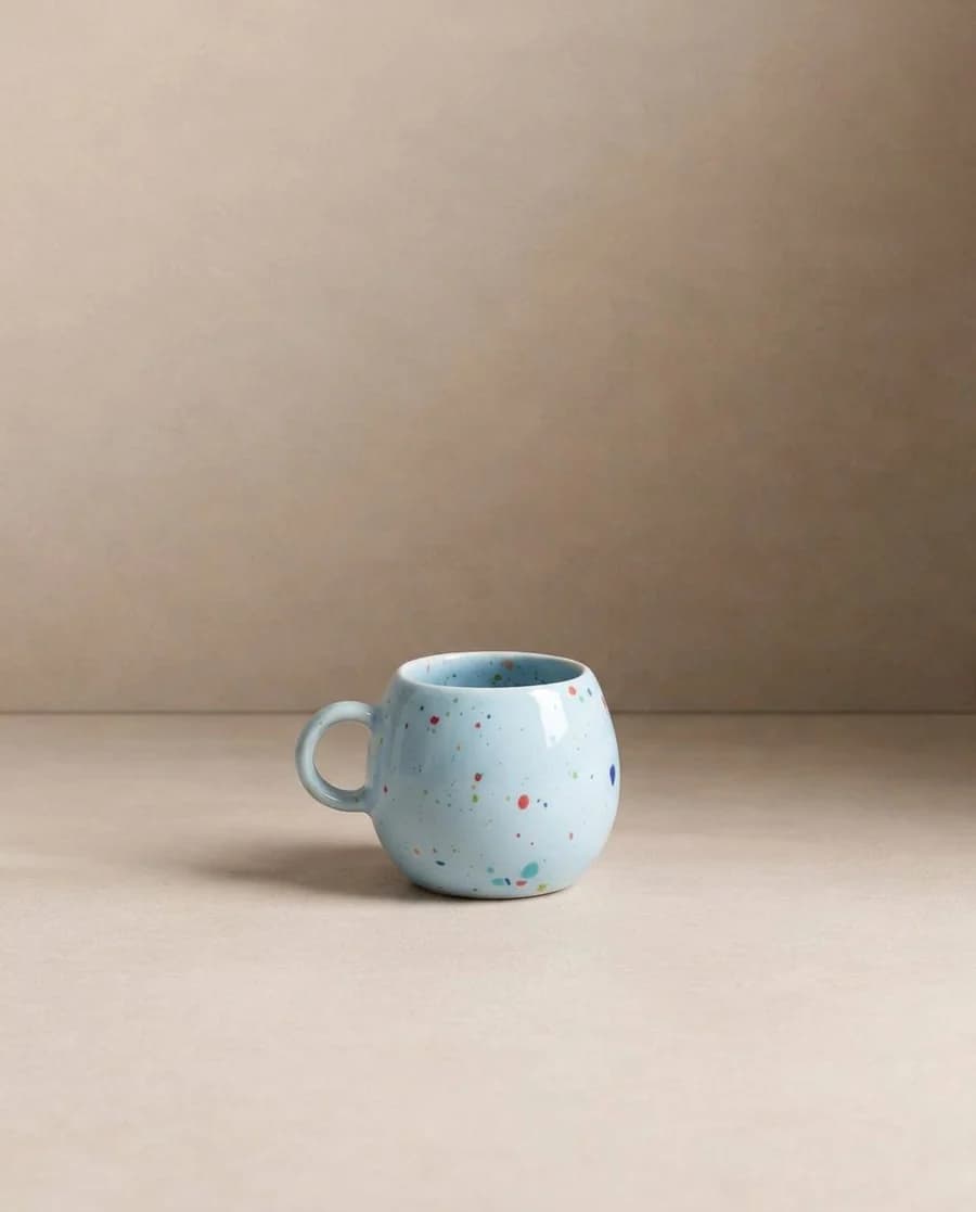 Egg back home - Blaue Kugel-Espressotasse
