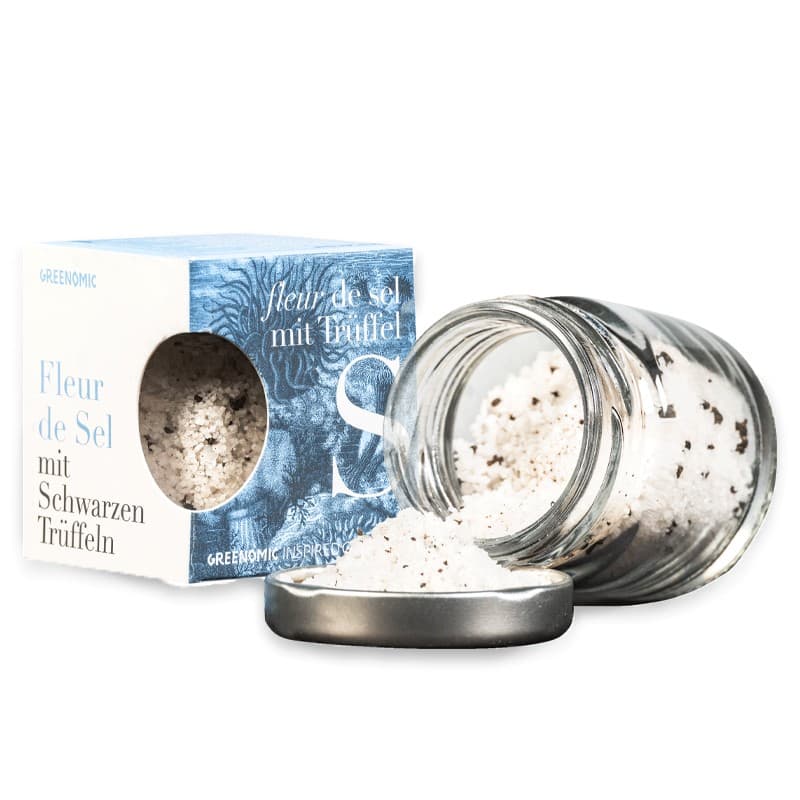 Greenomic - Fleur de Sel mit schwarzem Trüffel, 30g