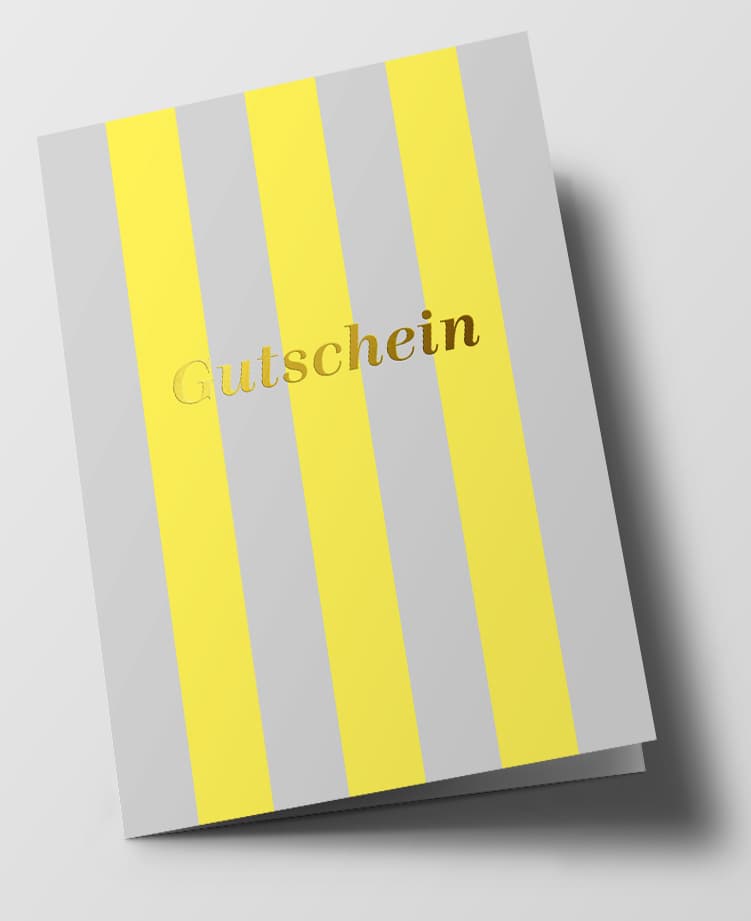 Klappkarte - Chelsea - Gutschein