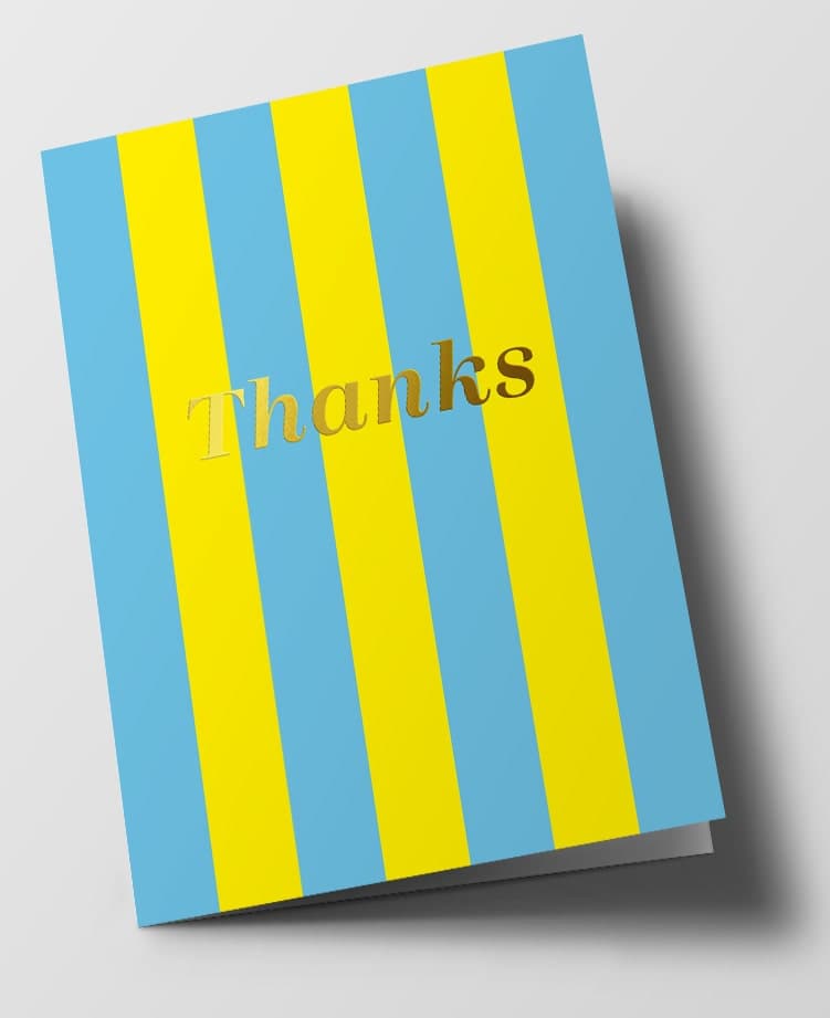 Klappkarte - Chelsea - Thanks