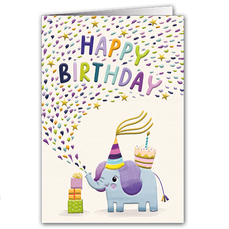 Klappkarte - Happy Birthday