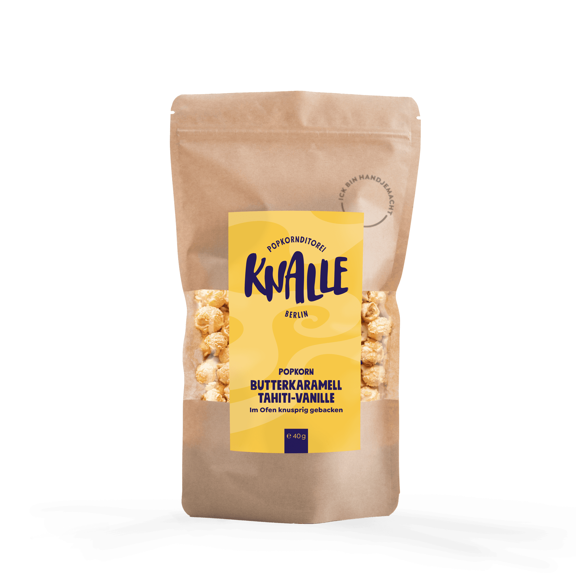 Knalle Popcorn - Butterkaramell Tahiti Vanille, 40g