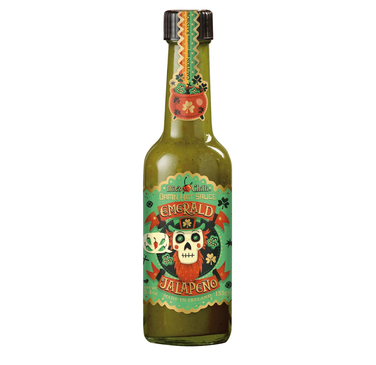 Mic´s Chili Chilisoße Damn Hot Emerald Jalapeno, 155g