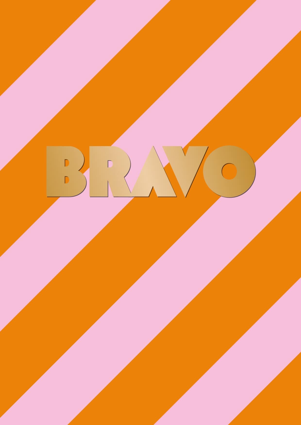 Postkarte - Designfräulein - Bravo