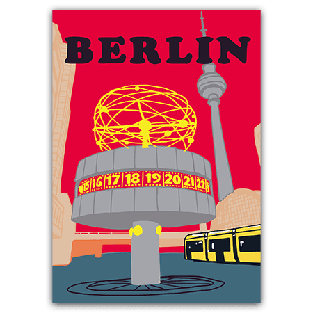 Postkarte - Berlin, Alexanderplatz