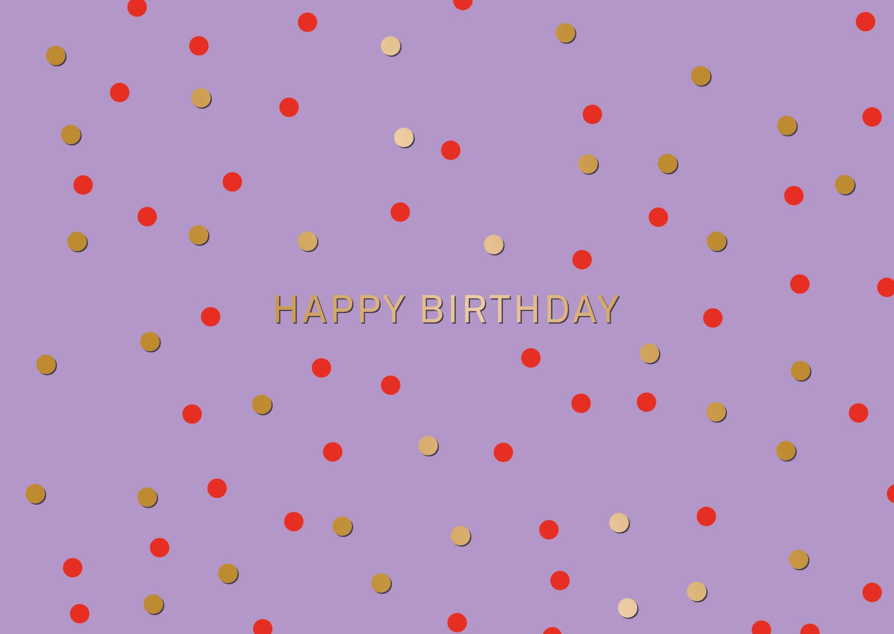 Postkarte - Designfräulein - Happy Birthday