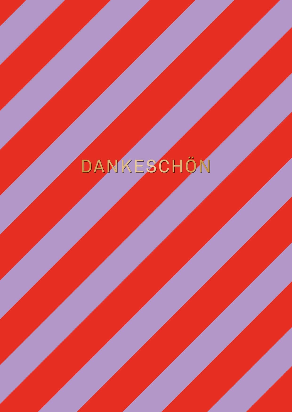Postkarte - Designfräulein - Dankeschön