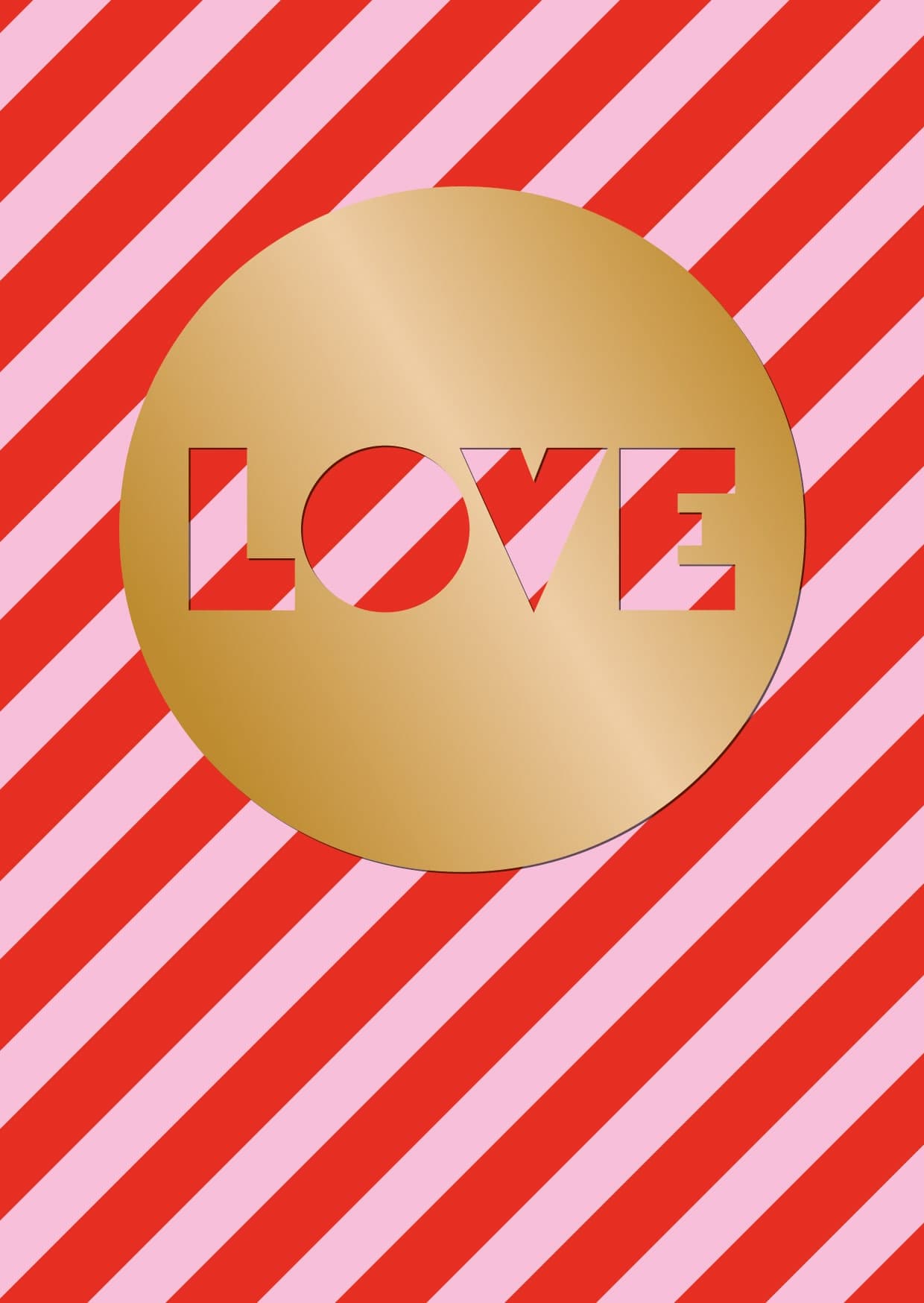 Postkarte - Designfräulein - Love