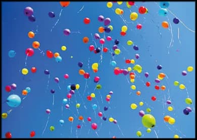 Postkarte - Emilija Miljkovic - Luftballons