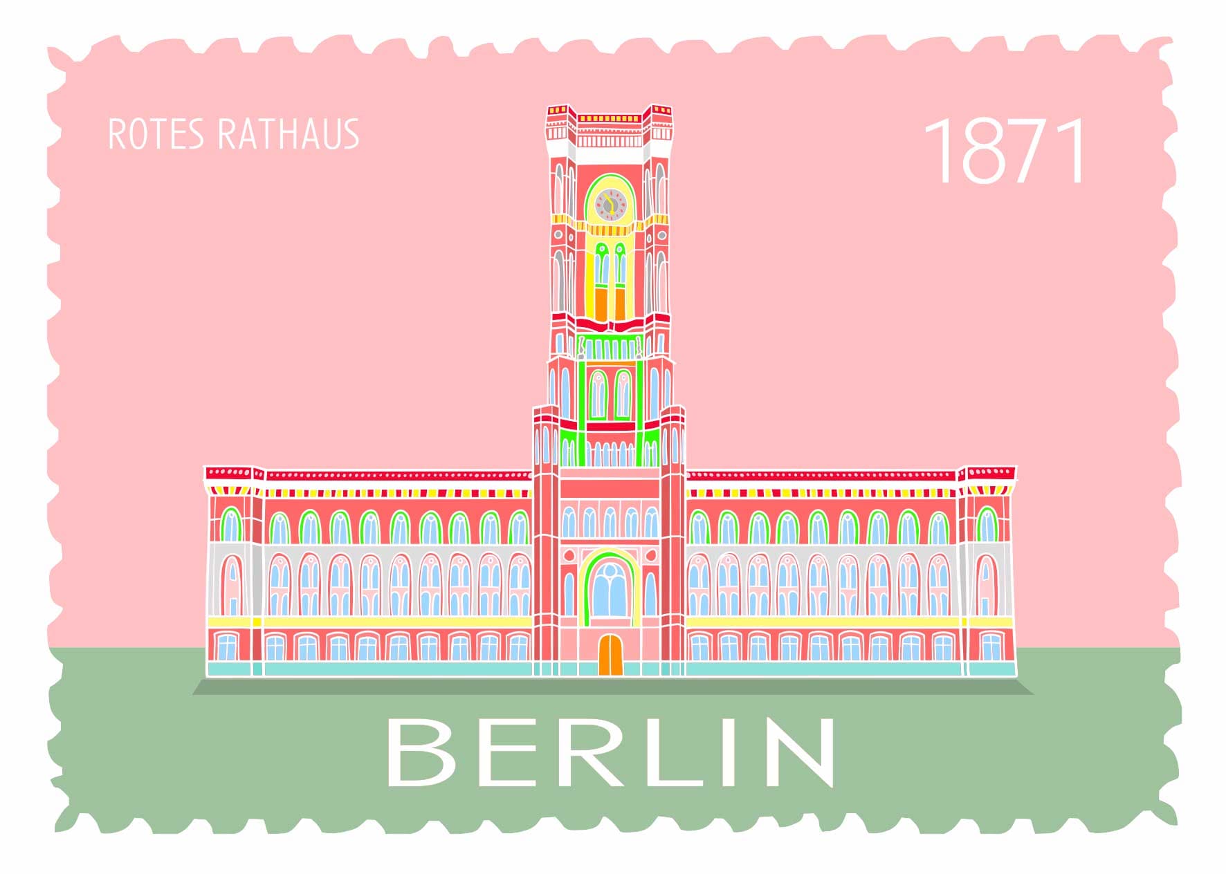 Postkarte - Limo & Mo - Bundestag