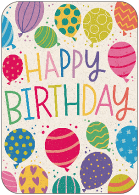 Postkarte - Sandra Kissling - Happy Birthday
