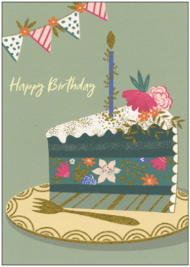 Postkarte - Sarah Grateley - Happy Birthday