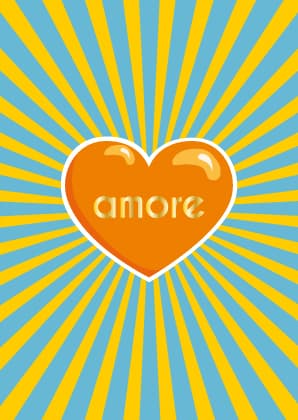 Postkarte - Toni Starck - Amore