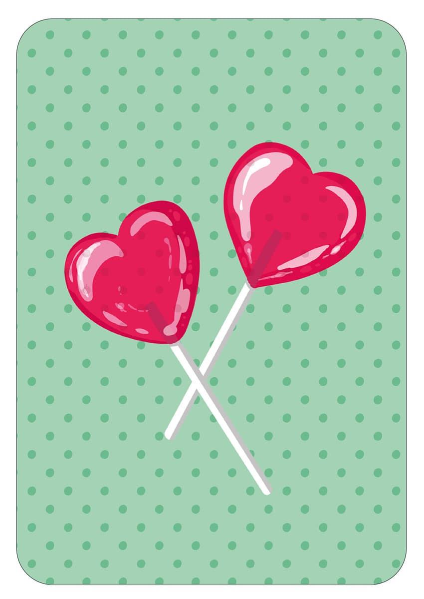 Postkarte - Toni Starck - Lollipop Leart