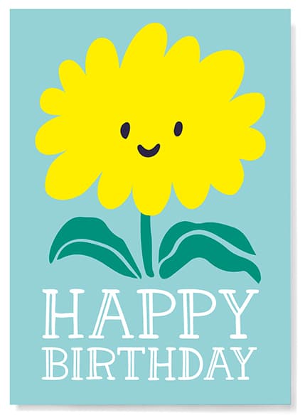 Postkarte - familytree - Blume