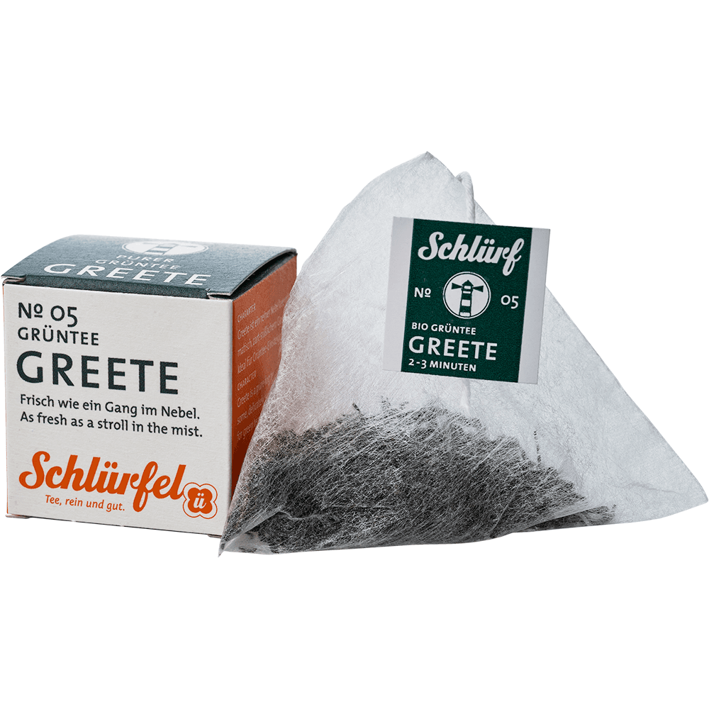 Schlürf - Schlürfel Bio Grüntee Grete, 1 Stück