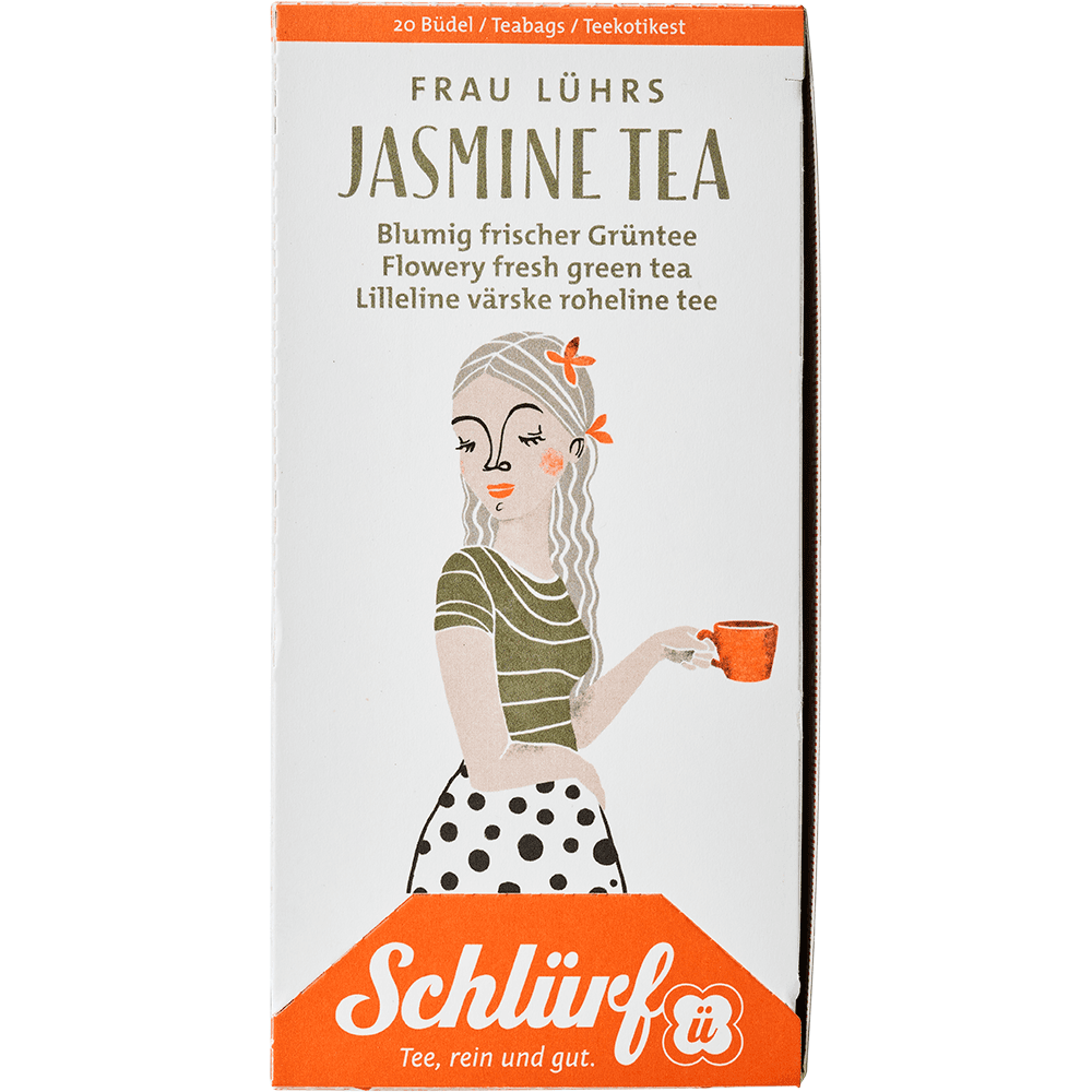 Schlürf Büdel - Frau Lührs Jasmine Tea Bio, 35g