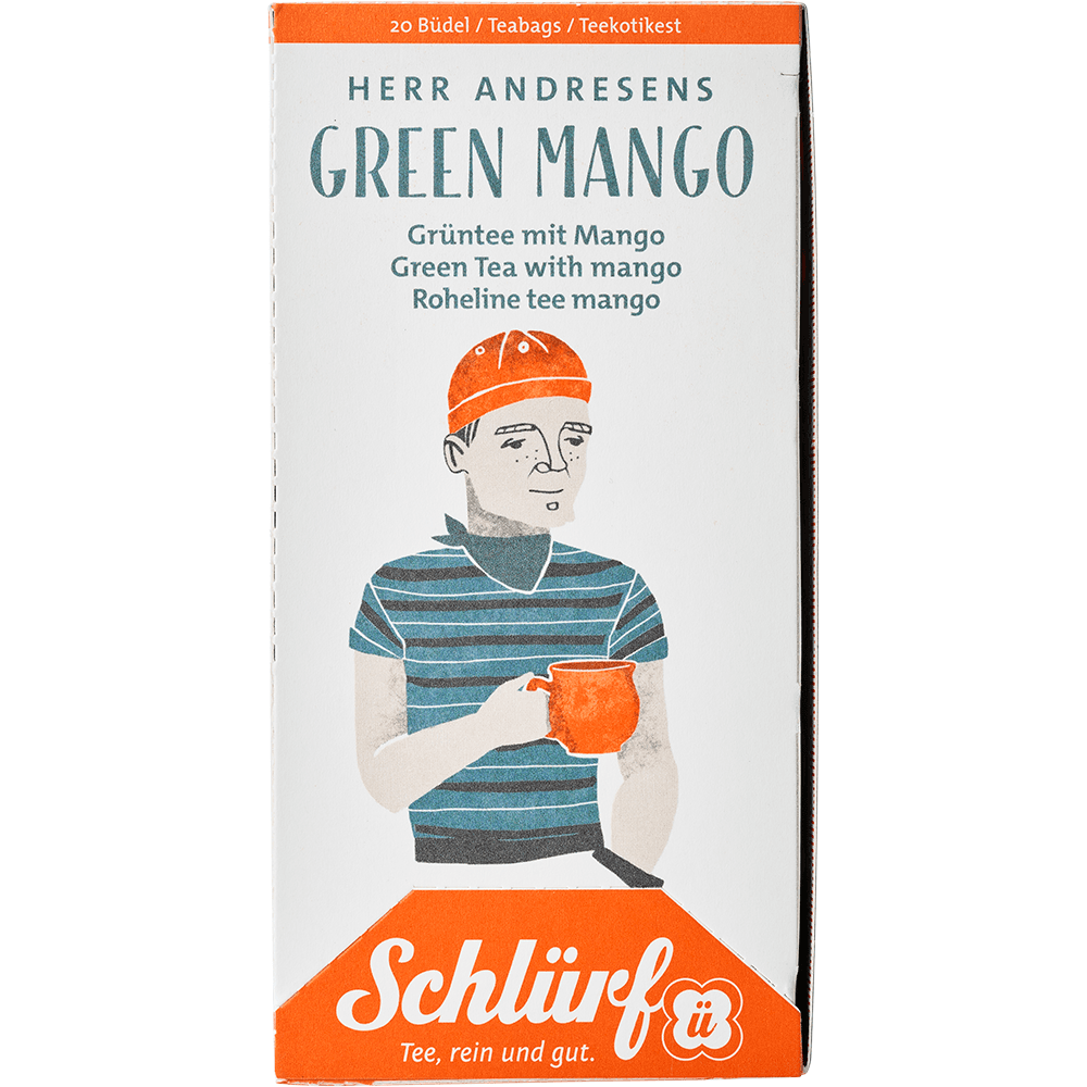 Schlürf Büdel - Green Mango Herr Andresens Bio, 35g