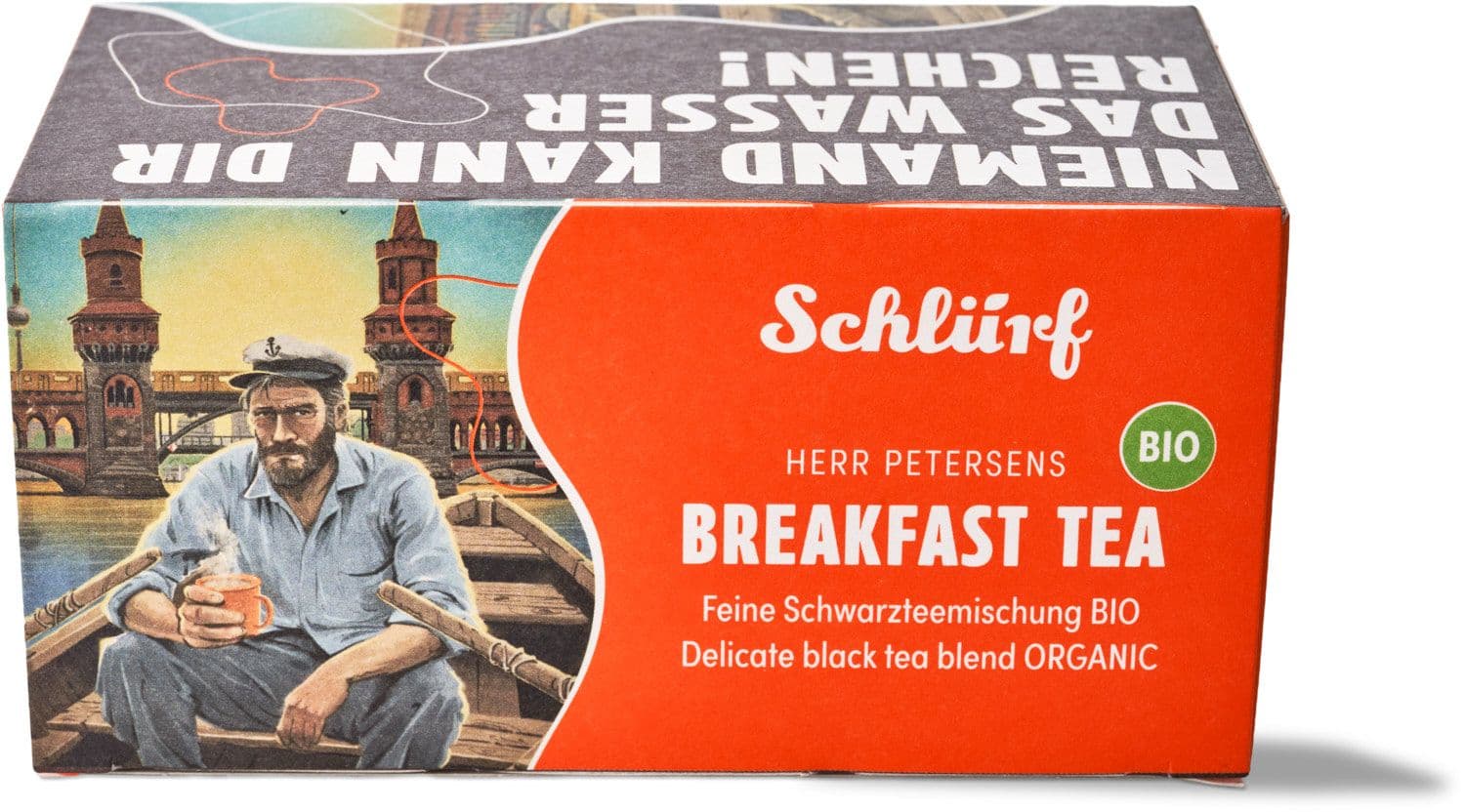 Schlürf Büdel - Herr Petersens Breakfast Tea Bio, 45g