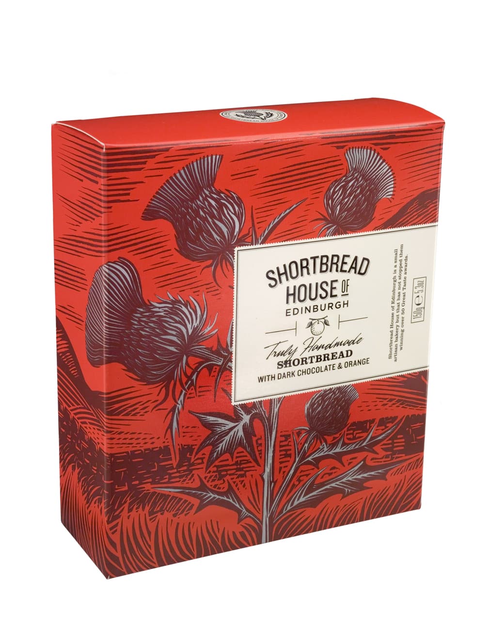 Shortbread House of Edinburgh mit dunkler Schokolade und Orange, 150g
