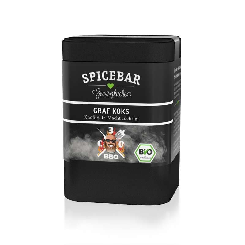 Spicebar 030BBQ Graf Koks, Bio Knoblauchsalz 100g