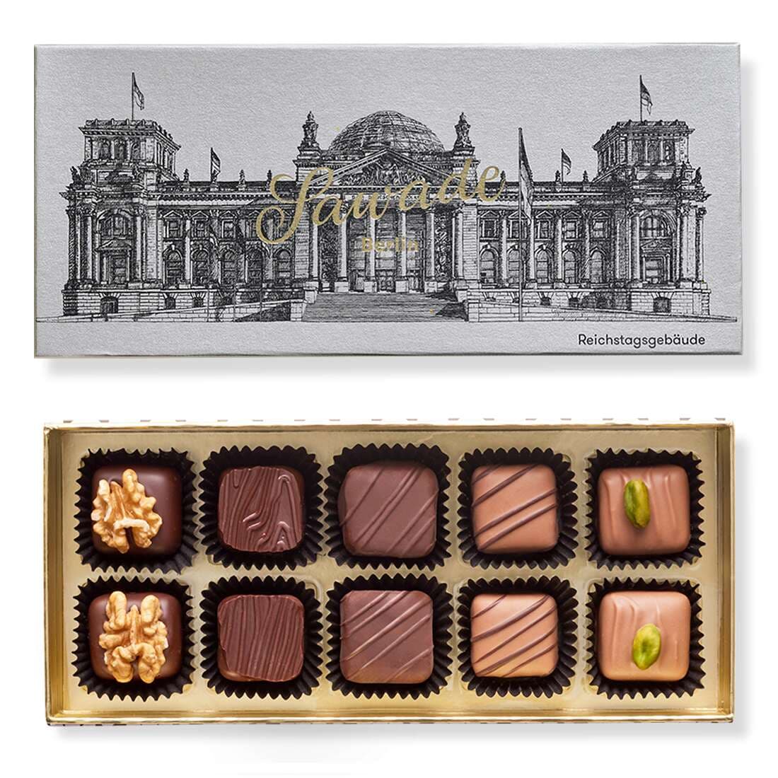 Sawade - Pralinenschachtel Reichstagsgebäude Alkoholfrei, 115g