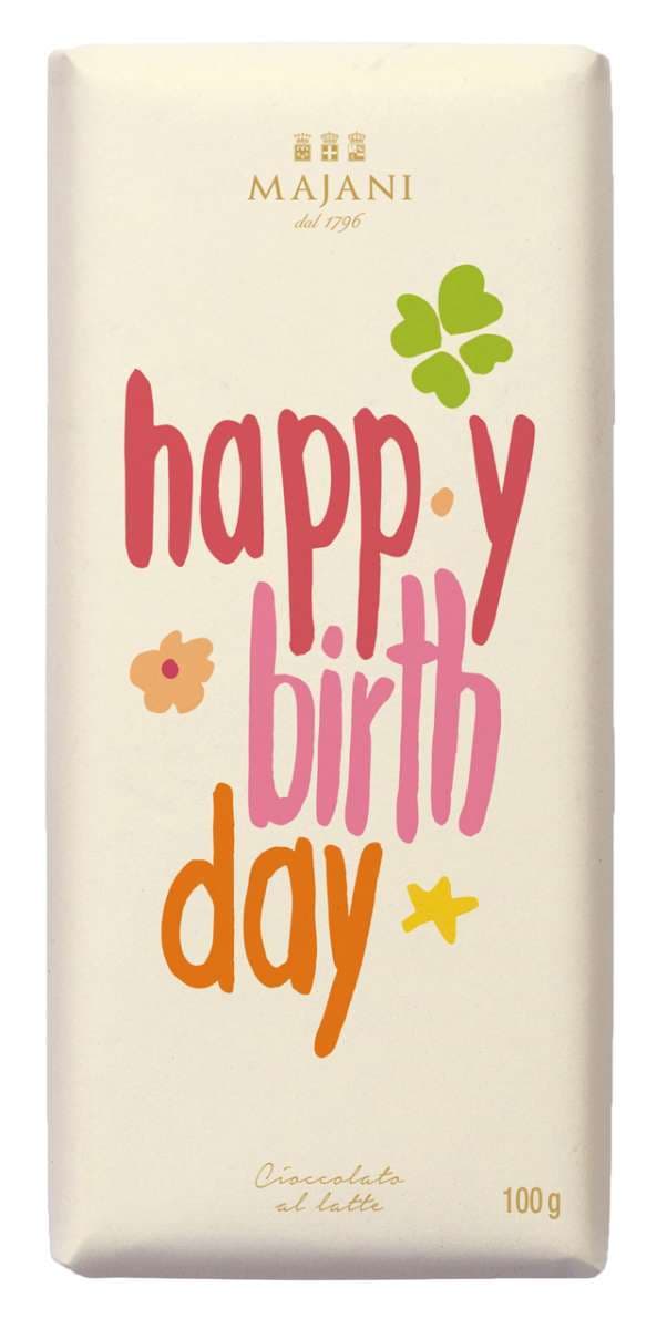 Majani Schokolade - Happy Birthday, 100g
