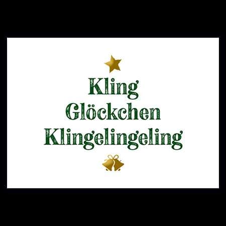 Postkarte - Kling Glöckchen