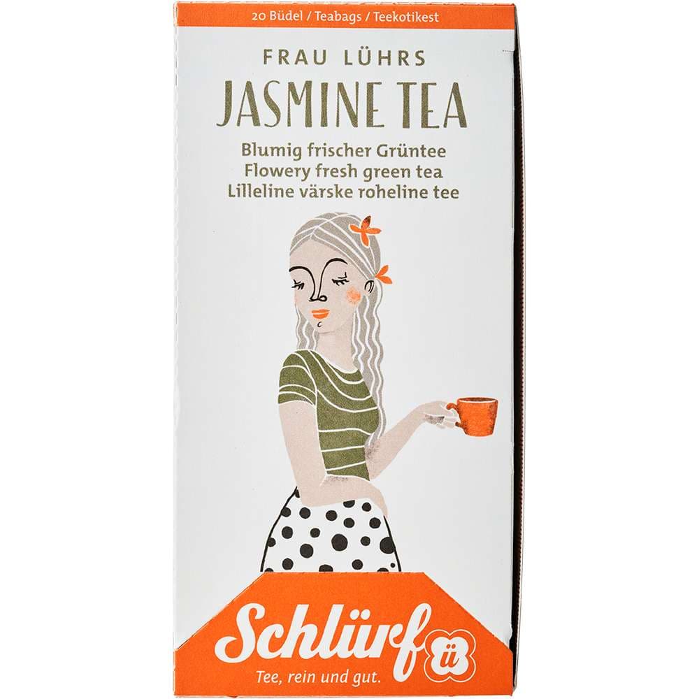 Schlürf Büdel - Frau Lührs Jasmine Tea Bio, 35g
