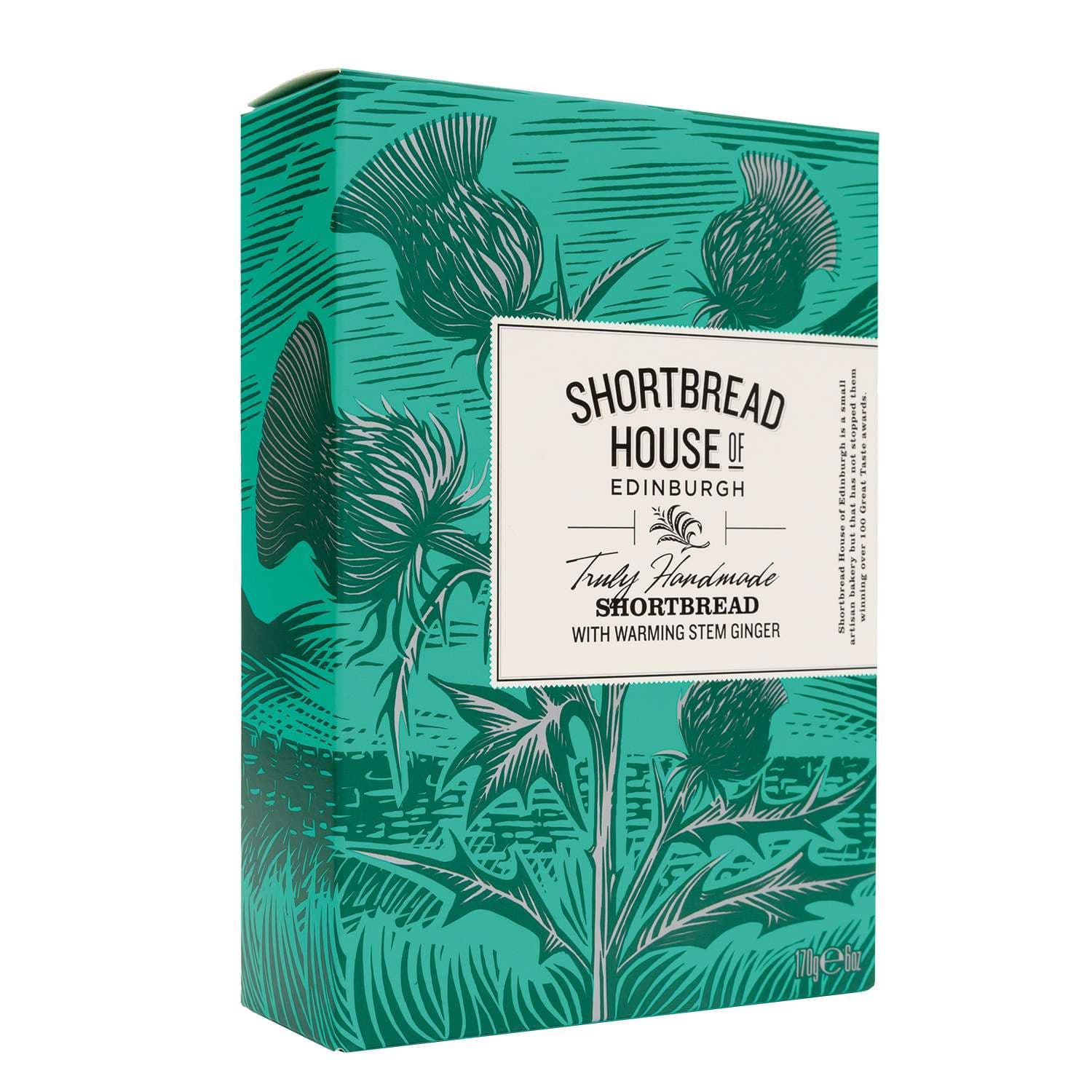 Shortbread House of Edinburgh mit kandiertem Ingwer, 170g