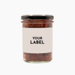 Red onion fig jam with own label