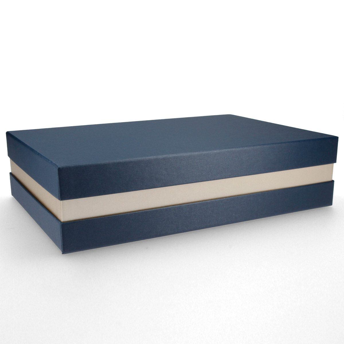 Premium Gift Box Gift Wrapping blue gold