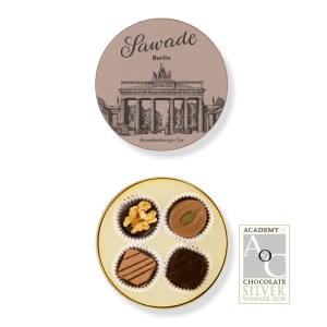 Sawade Kleine runde Pralinenschachtel Brandenburger Tor Alkoholfrei