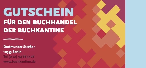 130107_Gutschein_Buchkantine_Glanz Gutschein Buchhandel Buchkantine 10 Euro – Bild 1