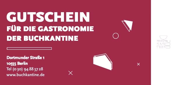 Gastro Gutschein Bild Shop Gutschein Cafe und Feinkost Buchkantine 10 Euro – Bild 1