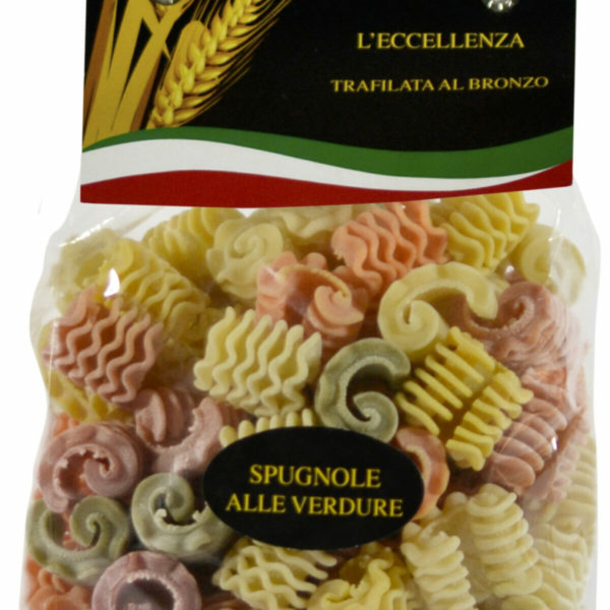 Crudo Pasta Spugnole alle verdure 500g