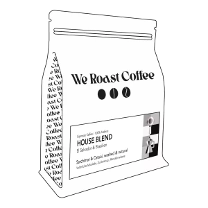 House Blend Espresso We Roast Coffee 250g Hochwertige Kaffee-Mischung aus El Salvador und Brasilien – Ein vollmundiger Genuss mit süßen Aromen Diese exklusive Kaffeemischung vereint die besten Bohnen aus El Salvador (60%) und Brasilien (40%) zu einem ausgewogenen und vollmundigen Geschmackserlebnis. Der Blend zeichnet sich durch einen süßen, vollen Körper, einen geringen Säuregehalt und köstliche Aromen von Schokolade, Mandeln und Melasse aus. Ein wahrer Genuss für alle, die einen sanften und reichhaltigen Kaffee mit komplexen Aromen bevorzugen.