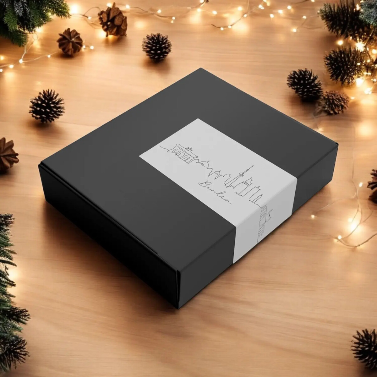 Weihnachtliche Geschenkbox alkoholfrei - Medium Auf der Suche nach dem perfekten Weihnachtsgeschenk? Unsere exklusive Geschenkbox zu Weihnachten vereint hochwertige, regionale Produkte und ist das ideale Geschenk zum Verschenken von Genussmomenten. Ob für Freunde, Familie oder Geschäftspartner – mit dieser luxuriösen Geschenkbox aus Berlin bereitest du eine ganz besondere Freude.