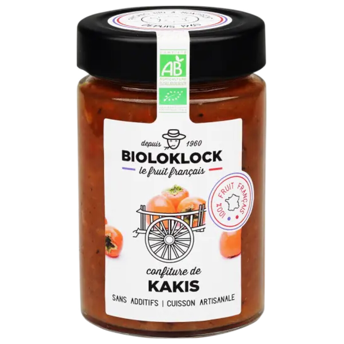 Bioloklock Kaki-Konfitüre 230g BIO-FR-16 Bioloklock Kaki-Konfitüre – Handgemachte Bio-Qualität aus Frankreich Genießen Sie die exquisite Bioloklock Kaki-Konfitüre, die aus 100% biologisch angebauten Kakis hergestellt wird. Diese feine Konfitüre wird nach traditionellem, handwerklichem Verfahren in Frankreich zubereitet und bringt den puren, natürlichen Geschmack sonnengereifter Kakis direkt auf Ihren Tisch.