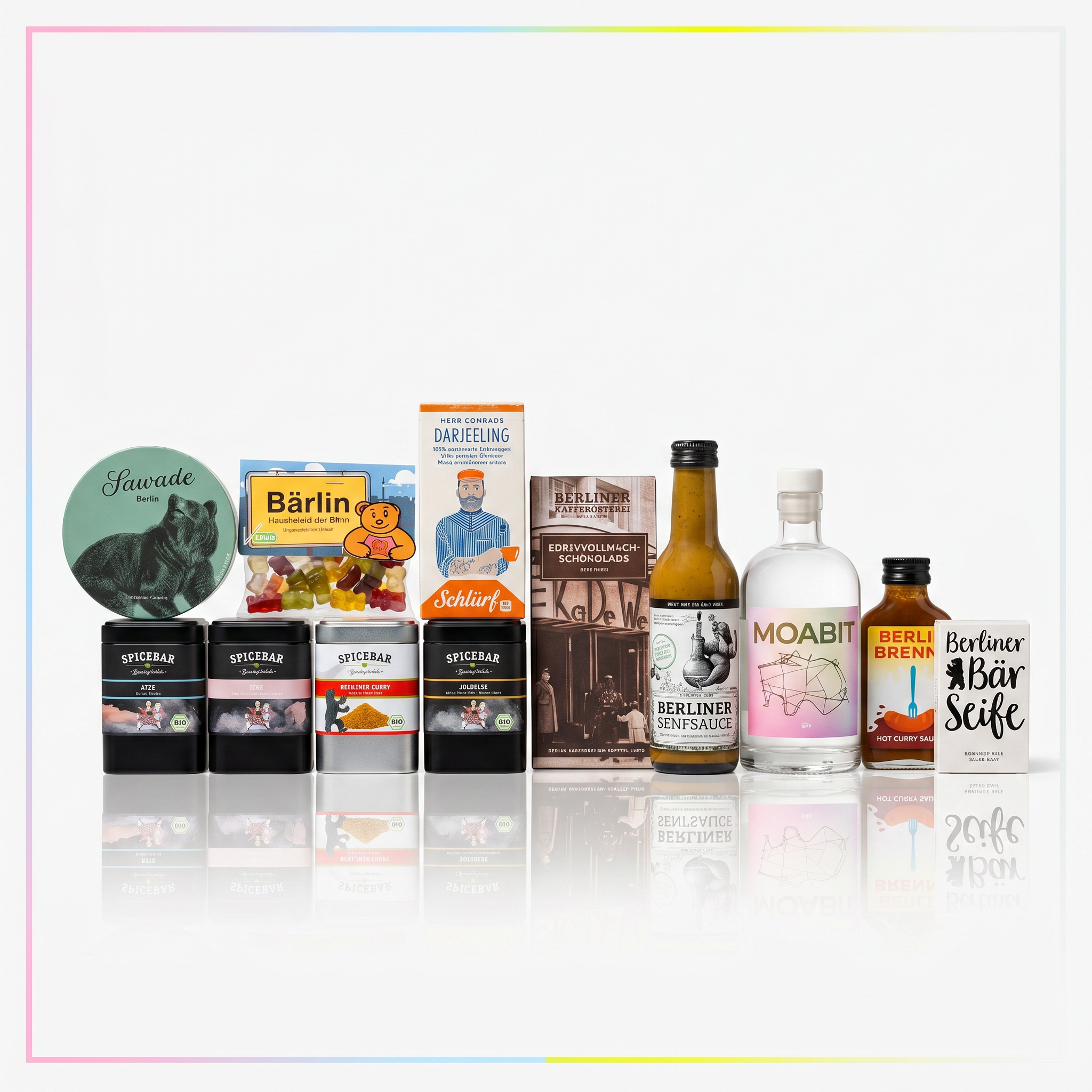 Geschenkbox selbst befallen Individuelles Feinkost Geschenk Set S, Premium Geschenkbox – Bild 1