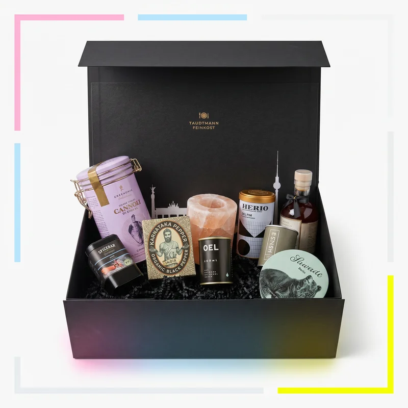 Genuss und Lichtmomente Packed Geschenkbox „Genuss & Lichtmomente“ – Bild 1