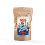 Franzbrötchen Popcorn von Mutterland Hamburg – knuspriges Gourmet-Popcorn mit Zimt und Kardamom in stylischer Verpackung.