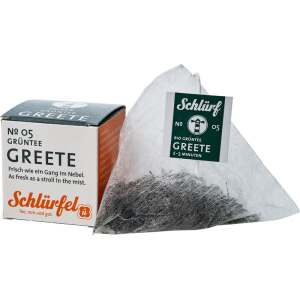 Schlürf - Schlürfel Bio Grüntee Grete, 1 Stück PL-EKO-07